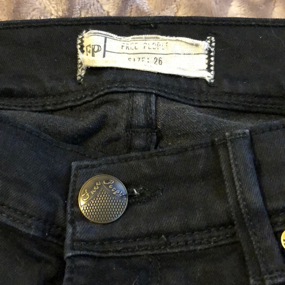 Free People Ankle Grazer Skinny Jeans - Size 26 - Picture 4 of 4